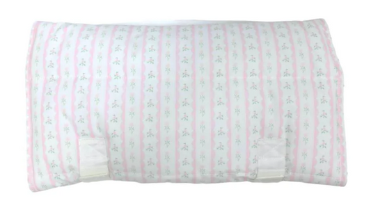 TRVL Pink Ribbon Floral Nap Mat