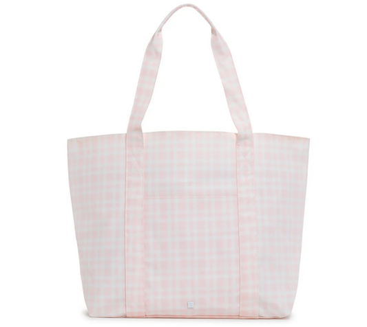 TRVL XL Pimlico Pink Plaid Tote