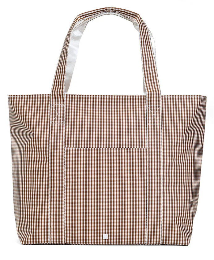 TRVL XL Gingham CoCo Tote
