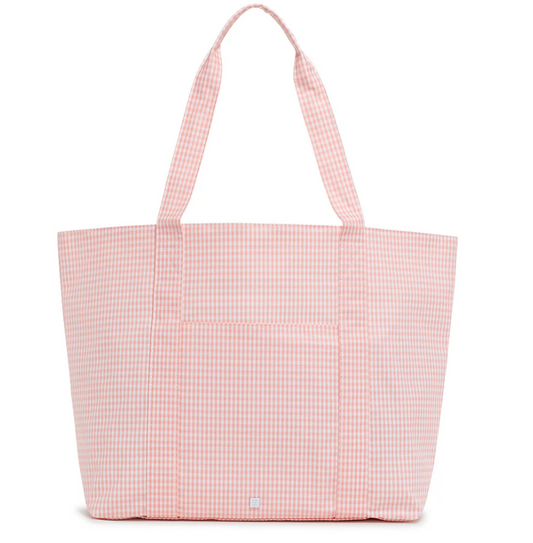 TRVL XL Gingham Taffy Tote