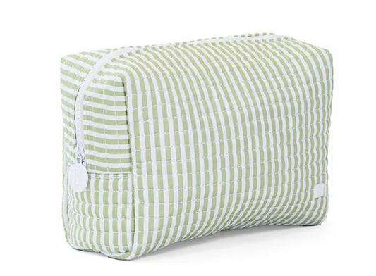 TRVL Sage Pimlico Stripe Quilted Everyday Bag