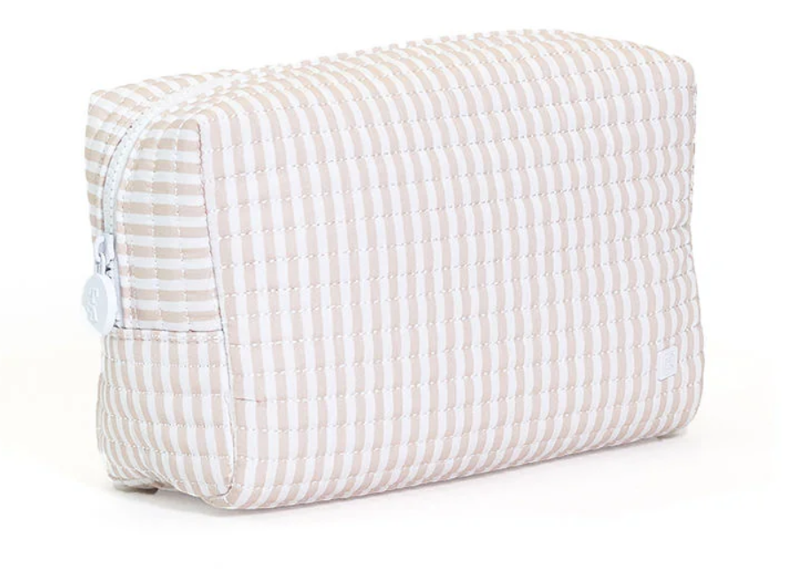 TRVL Sand Pimlico Stripe Quilted Everyday Bag