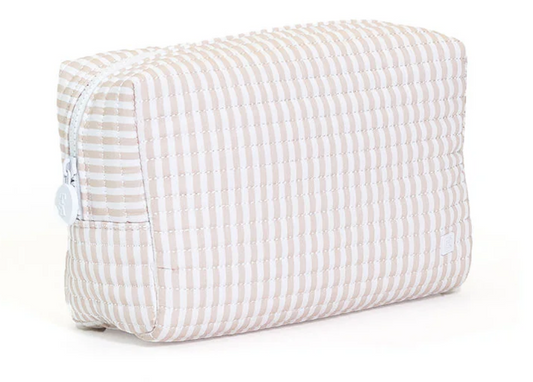 TRVL Sand Pimlico Stripe Quilted Everyday Bag