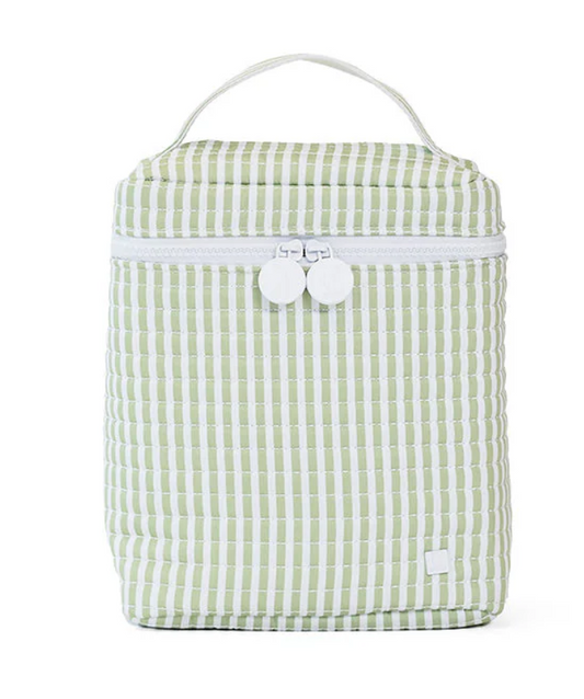 TRVL Sage Pimlico Stripe Quilted Insulated Bag