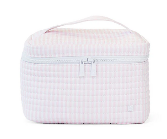 TRVL Pink Pimlico Stripe Quilted Train Set