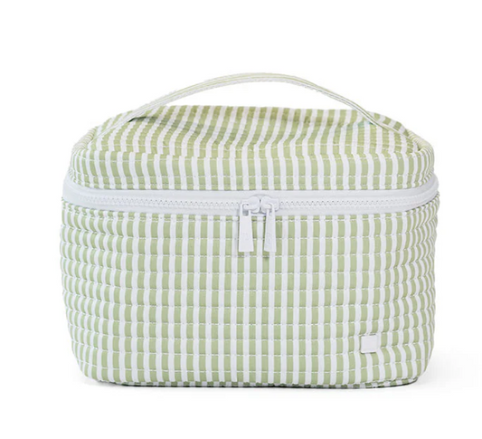 TRVL Sage Pimlico Stripe Quilted Train Set