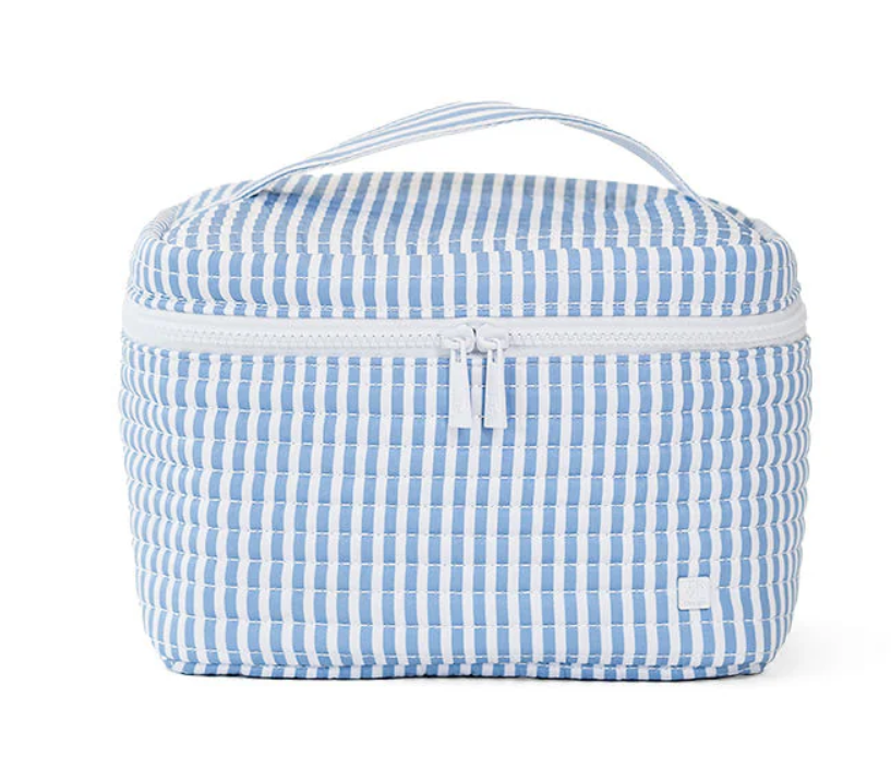 TRVL Chambray Pimlico Stripe Quilted Train Set