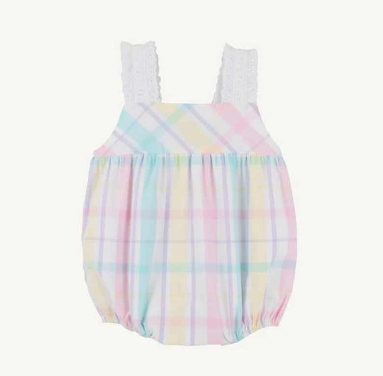 The Beaufort Bonnet Company Babs Bubble-Brunch Plate Plaid/Worth Ave