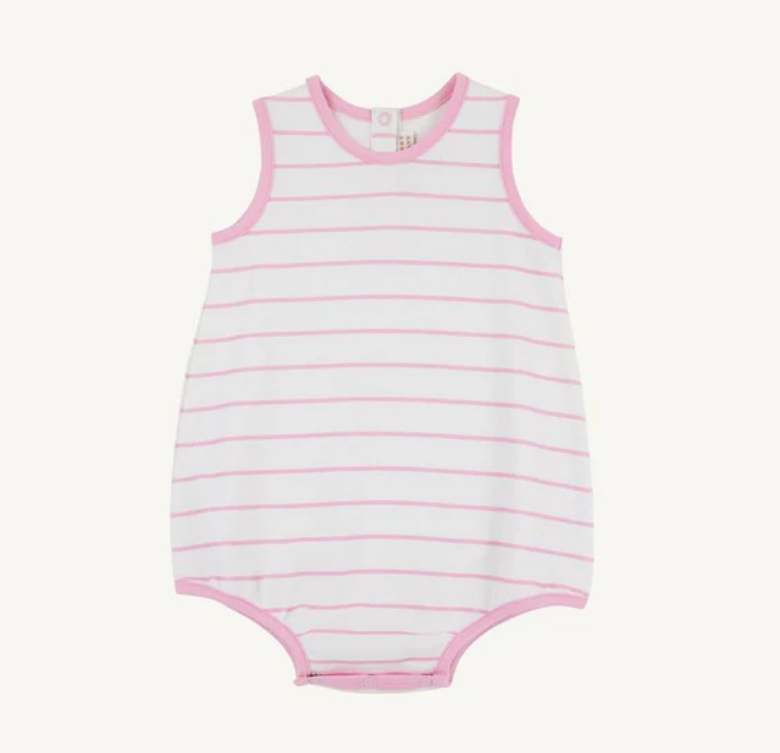 The Beaufort Bonnet Company Patton Play Bubble-Pier Party Pink Stripe