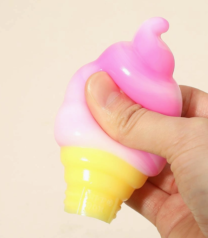 Ice Cream Cone Squishy Stress Relief Ball Toy