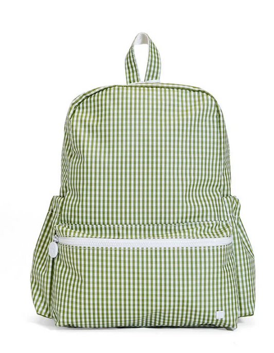 TRVL Gingham Moss Backpacker