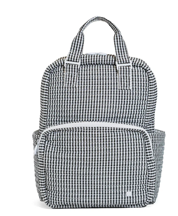 TRVL Black Gingham Quilted All you Need Bag