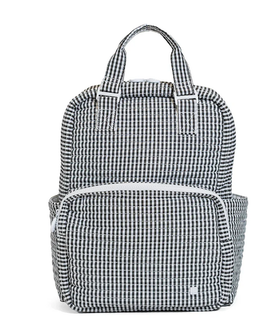 TRVL Black Gingham Quilted All you Need Bag