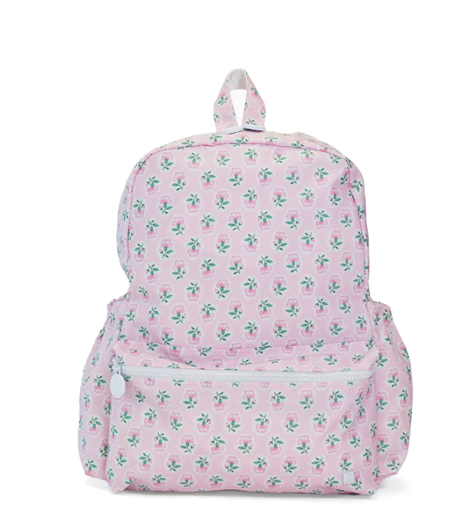 TRVL Petite Fleur Pink Backpack