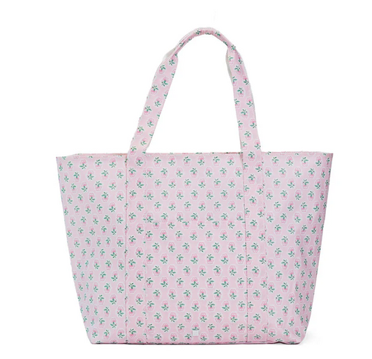 TRVL XL Petite Fleur Pink Tote