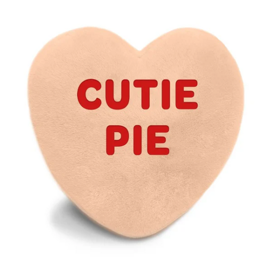 Sweethearts Peach Cutie Pie Convo Heart Warmies