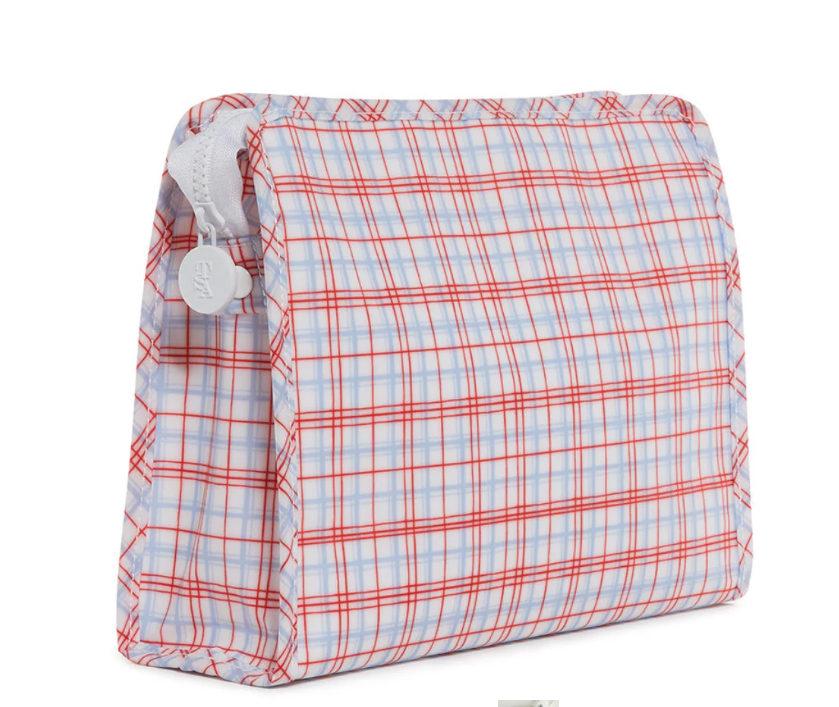 TRVL Plaid Red Classic Large Roadie