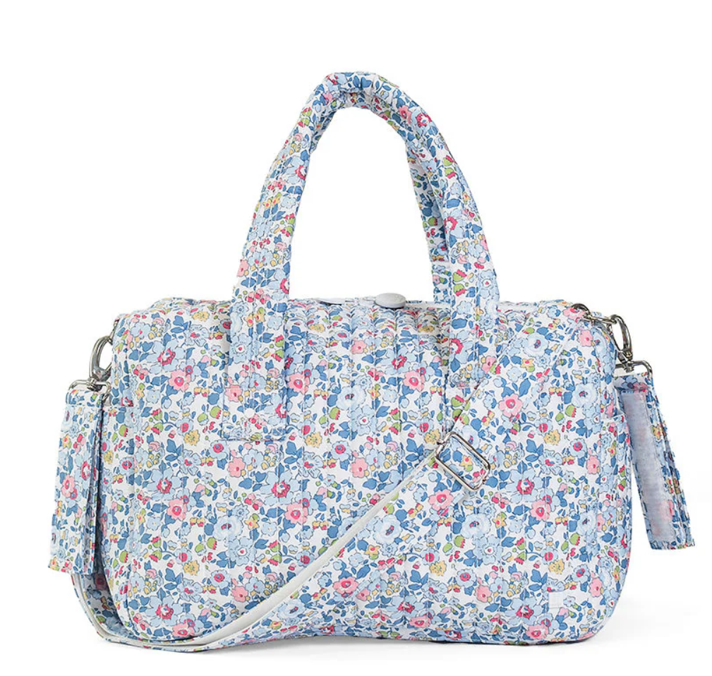 TRVL Bridgehampon Floral Quilted Stroller Bag