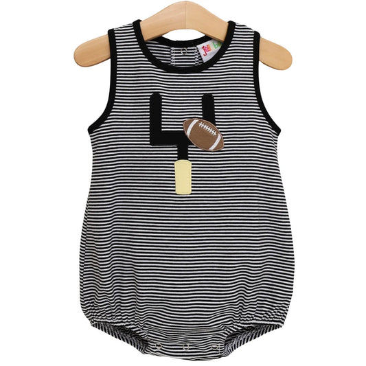 Down, Set, Hut Bubble- Black Stripe