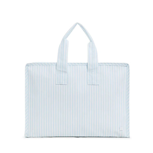 TRVL Pimlico Stripe Blue Overnite Tote