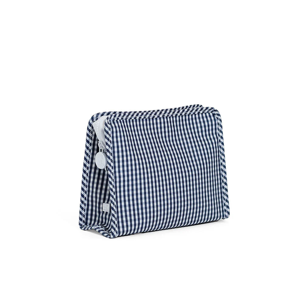 TRVL Navy Gingham Large Roadie