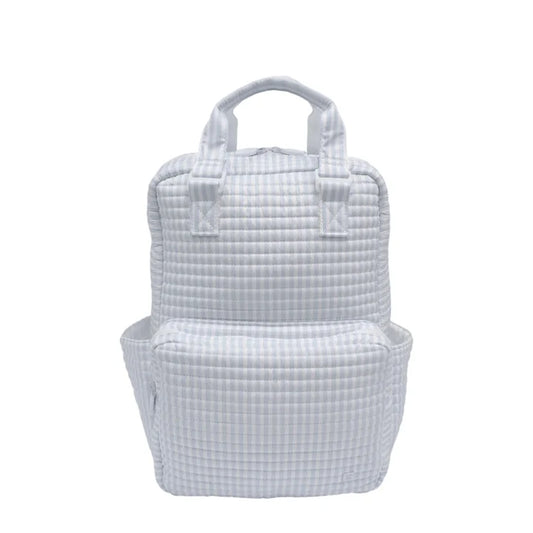 TRVL Pimlico Stripe Blue Quilted All you Need Bag