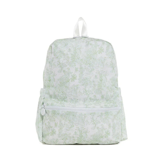TRVL Green Bunny Toile Backpacker