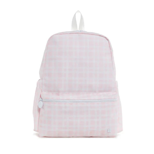 TRVL Pink Plaid Backpacker