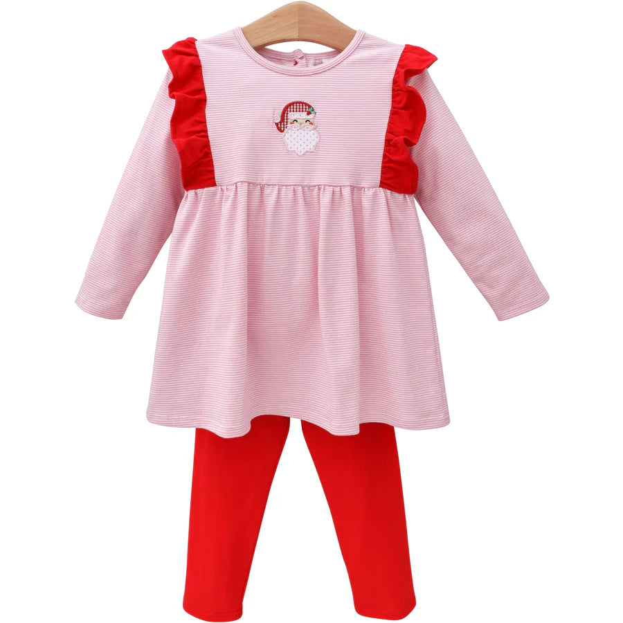 Ho Ho Ho Ruffle Pants Set