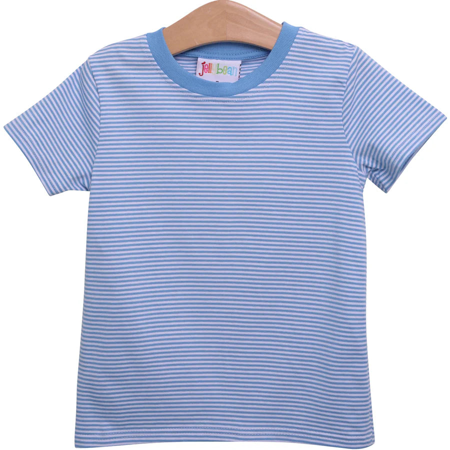 Jellybean Graham Shirt- Cornflower Blue Stripe