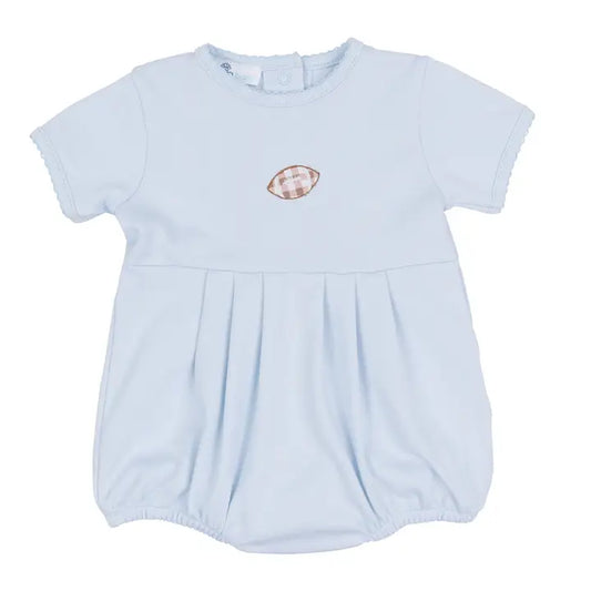 Tiny Tailgater Hand-Embroidered Bubble - Light Blue