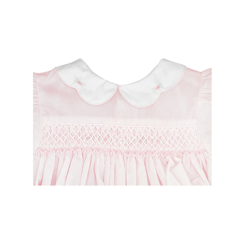 Hand Embroidered Smocked Bubble