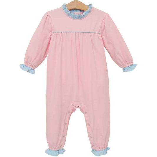 Annie Romper- Light Pink/Light Blue