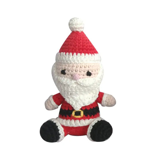Santa Hand-Crochet Rattle