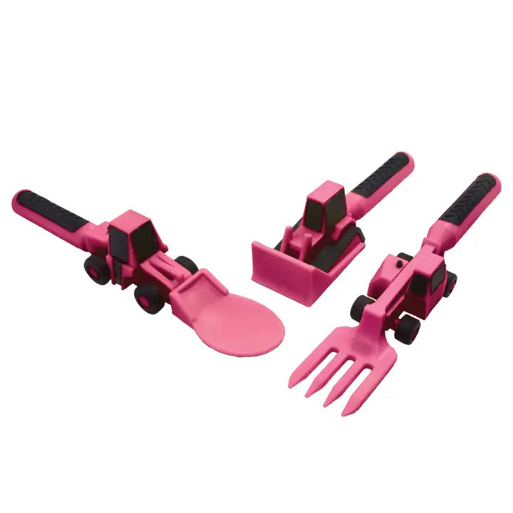 Set of 3 Construction Utensils- Pink