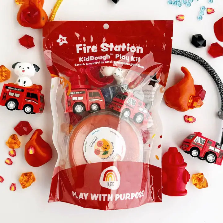 Fire Station KidDough Play Kit
