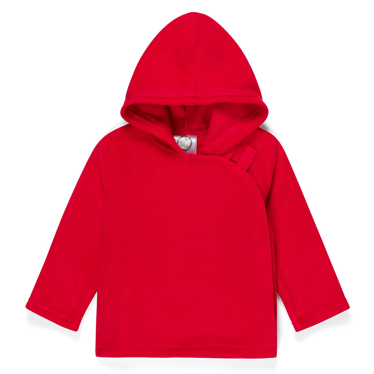 Red Fleece Velcro Tab Jacket Coat