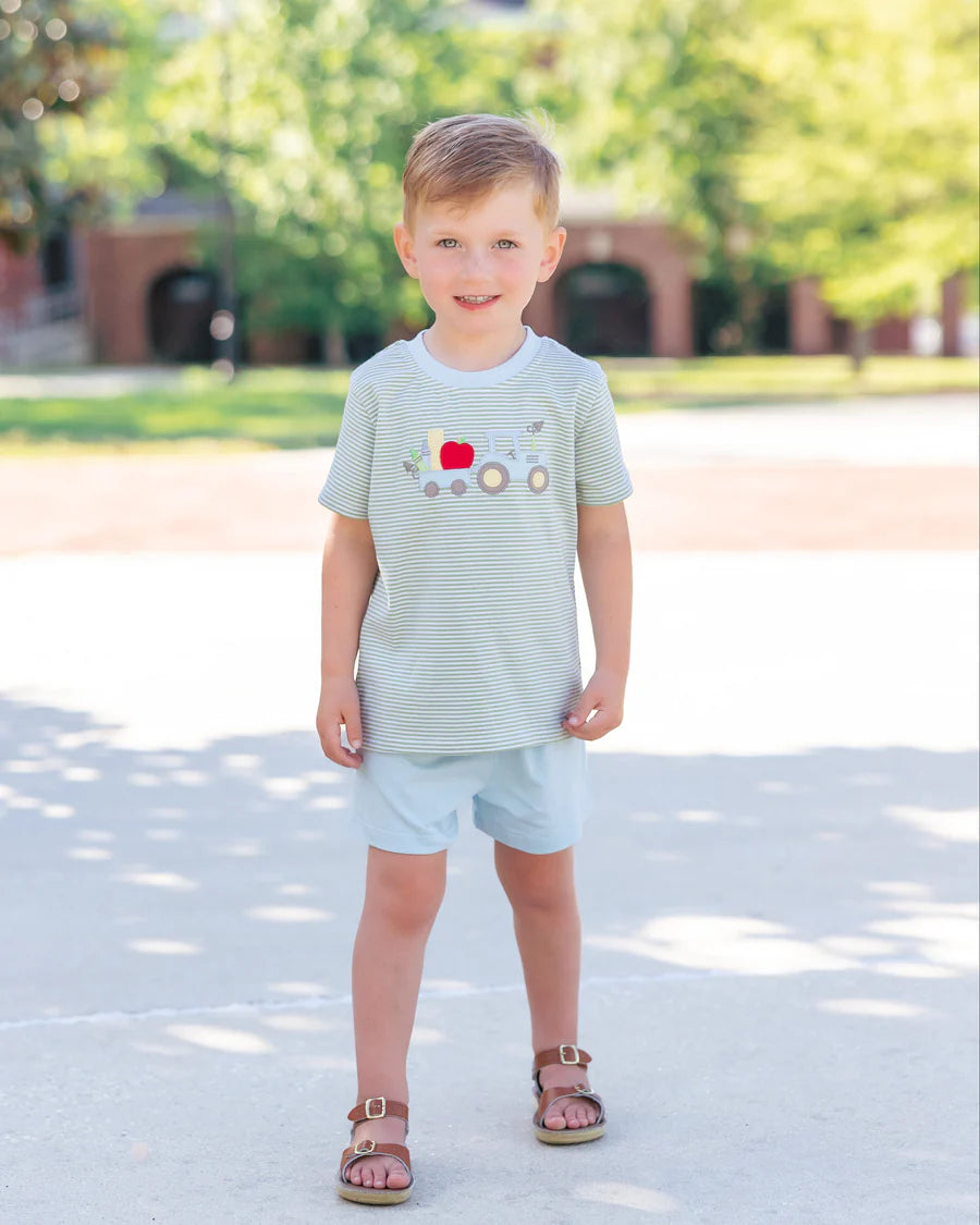 Jellybean T is for Tractor Short Set