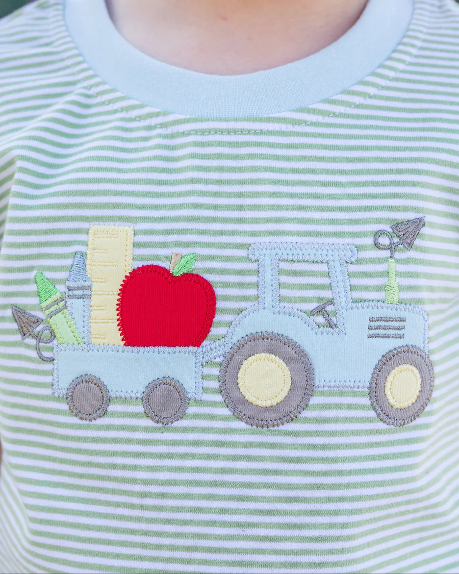 Jellybean T is for Tractor Short Set