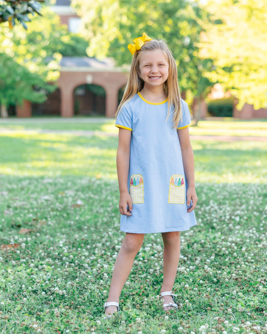 Jellybean Crayon Pocket Dress
